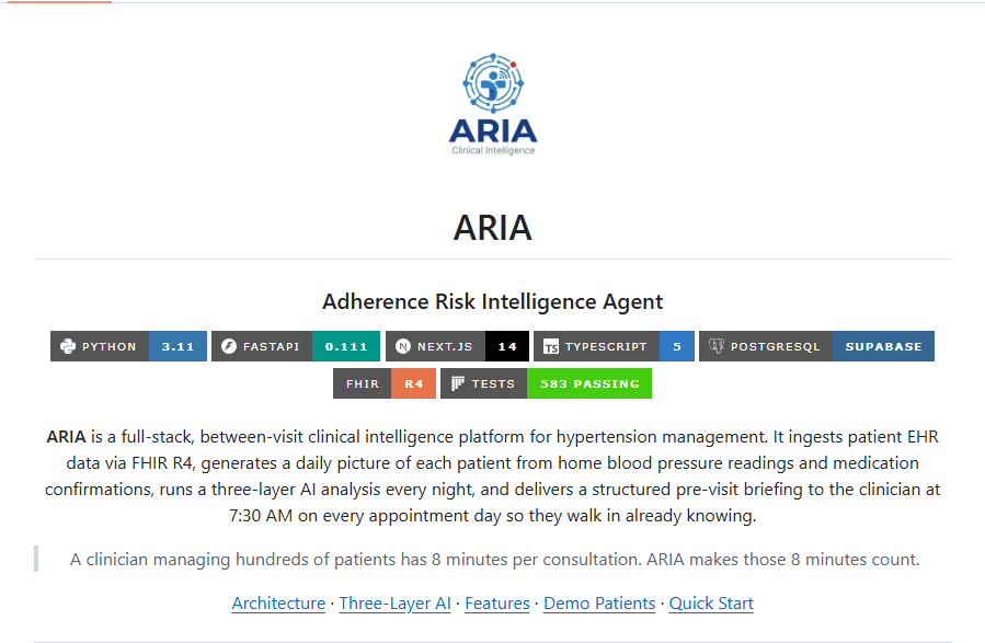 ARIA: Adherence Risk Intelligence Agent